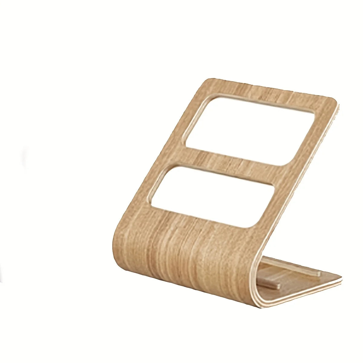 Home Remote Holder, Wooden Remote Control Holder, No Assembly Remote Caddy with 2-Slot Media Organizer for Home Living Room Peaceful Pleasures Health and Wellness Wood Color