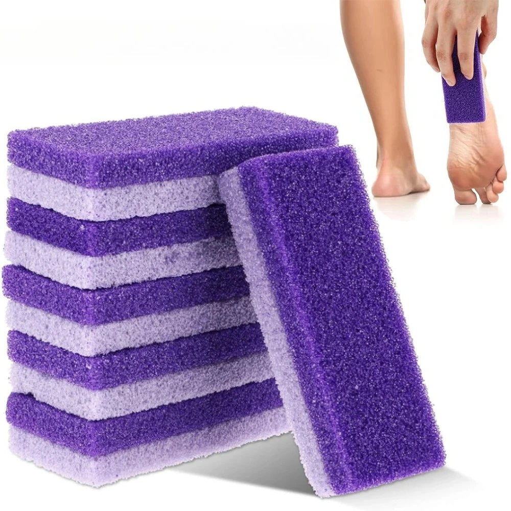 5/10PCS Foot Pumice Stone Foot File Callus Dead Skin Remover Foot Heel Scrubber Smooth Feet In Seconds Pedicure Exfoliator Tool Peaceful Pleasures Health and Wellness