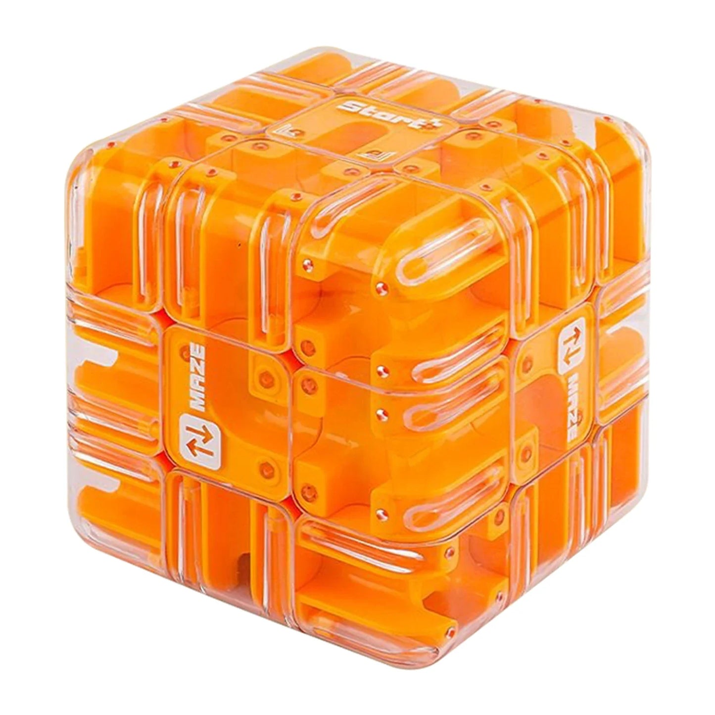 3D Maze Cube Puzzle with Rolling Ball – Brain Teaser for Kids