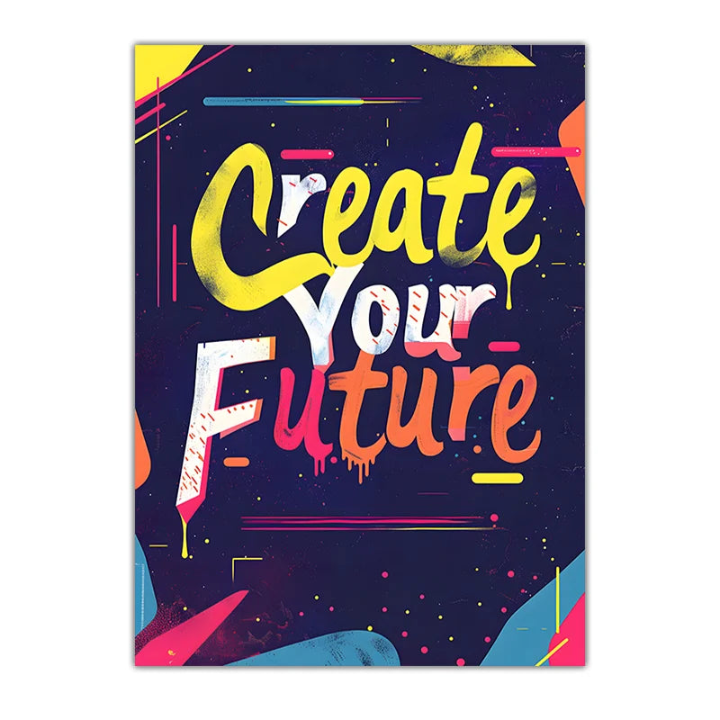 Nordic Wall Art Colorful Motivational Quote Inspirational Canvas Painting Modern Style Poster Prints Living Room Wall Decor Peaceful Pleasures Health and Wellness 03 50x70cm NoFrame China Mainland