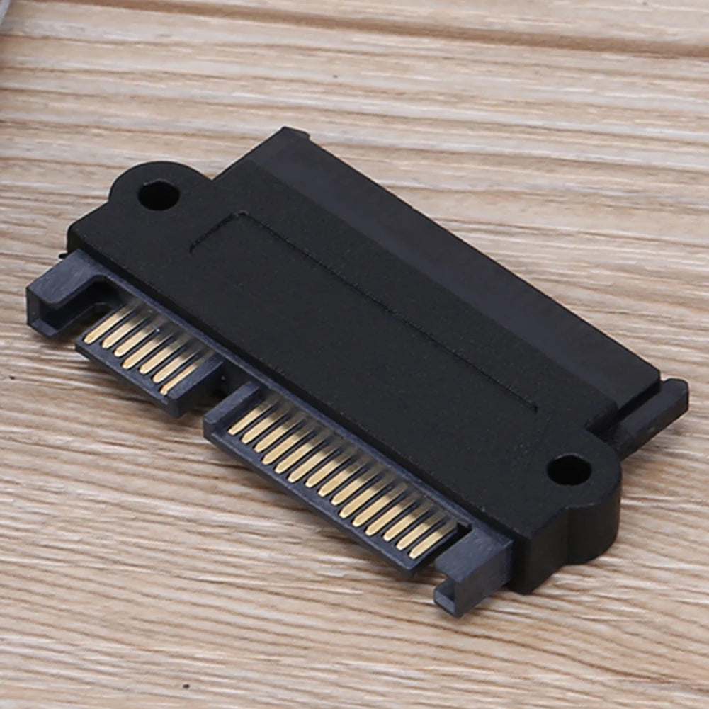 SFF 8482 SAS to SATA 180 Degree Angle Adapter Converter Straight Head SAS Hard Drive to Motherboard SATA Adapter for PC Peaceful Pleasures Health and Wellness