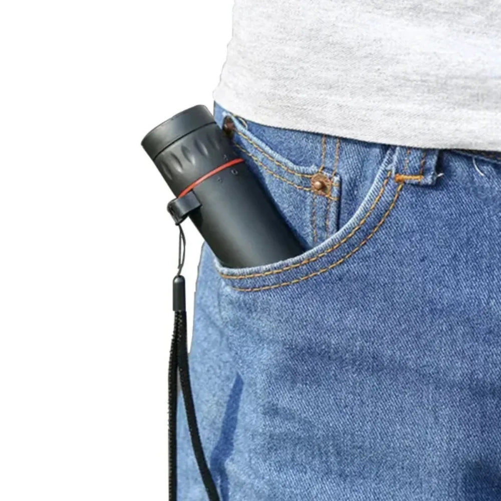 New 2000x25 HD Monocular Telescope Mini Portable Mobile Phone Telescope with Holder Camping Hunting Birdwatching Telescope Peaceful Pleasures Health and Wellness