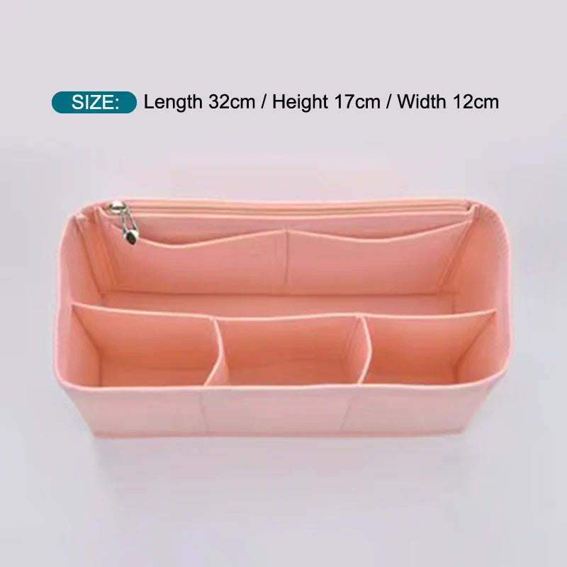 Felt Purse Organizer Insert – Bag Shaper & Storage Liner