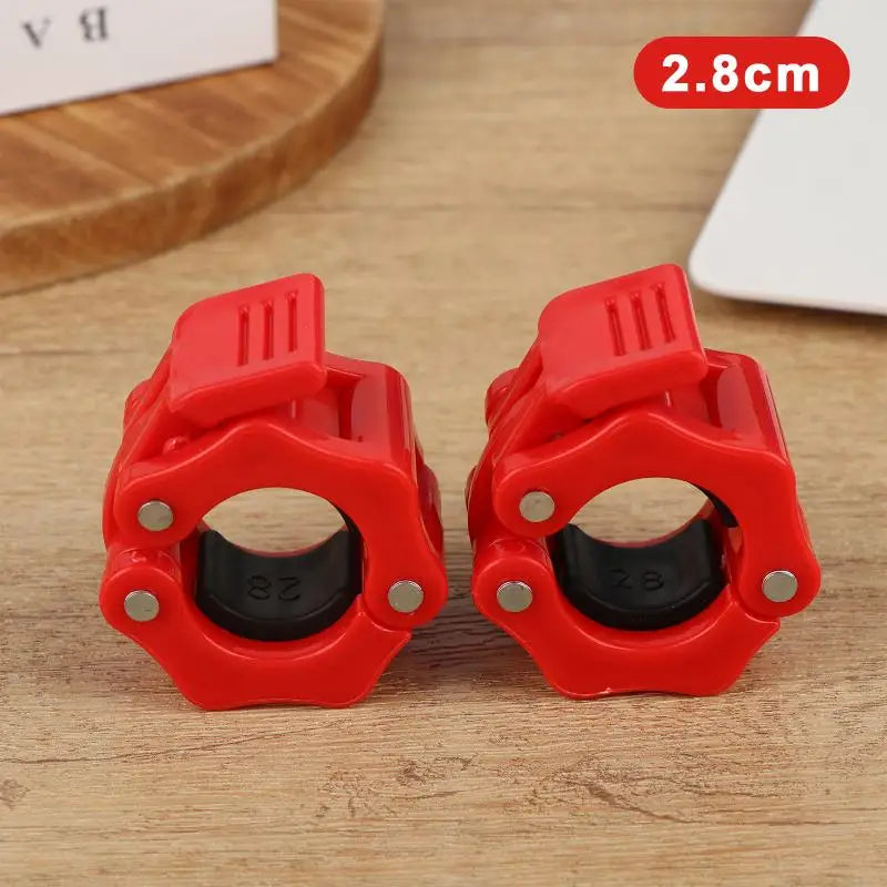 Barbell Collar Clips 25/28mm Quick Release Locking Clamps | Gym