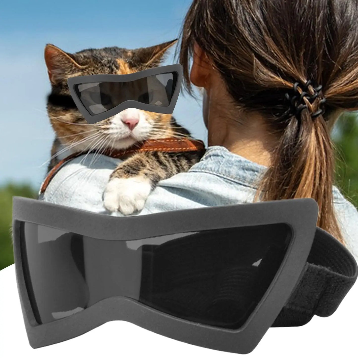 Dog Sunglasses UV Protection – Windproof Eyewear Small Breeds