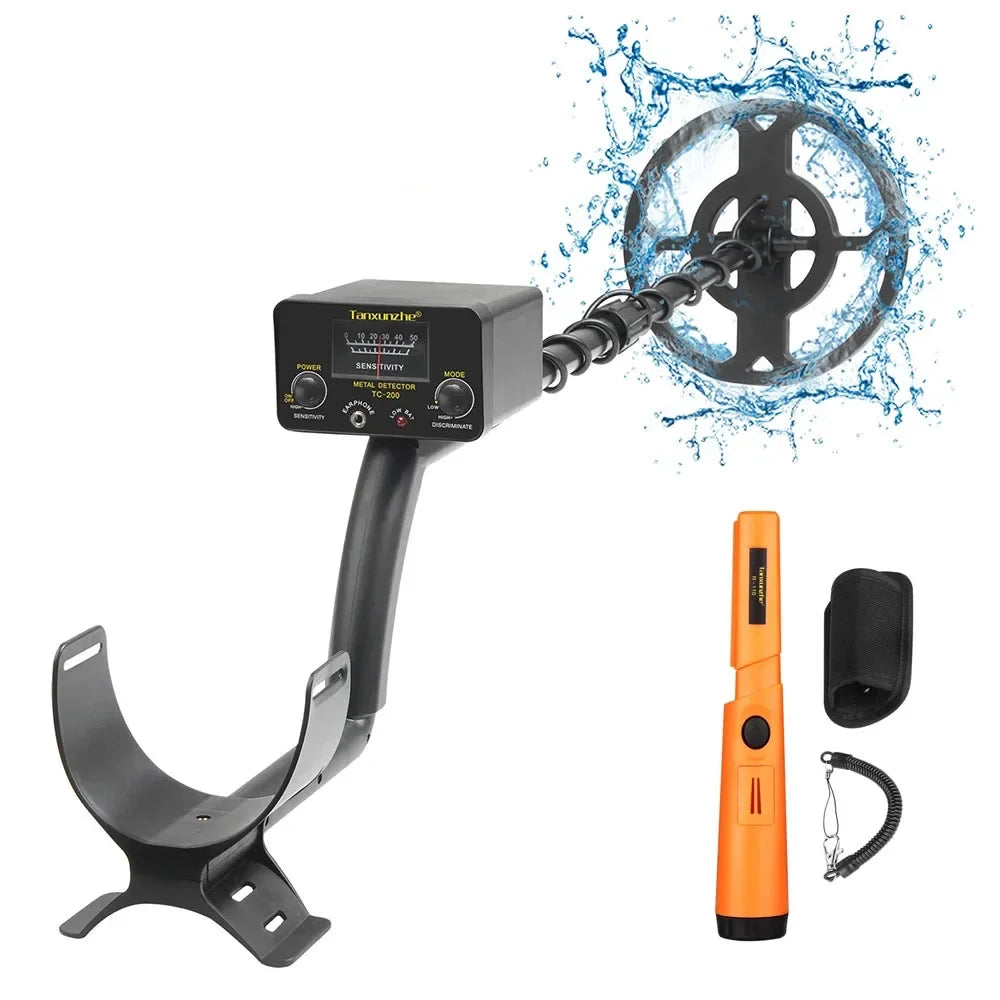 TC-200 New Upgrade Metal Detector Underground Wire Iron Metal Gold Detector Adjustable Tracker for Treasure Search Peaceful Pleasures Health and Wellness With GP-point 1