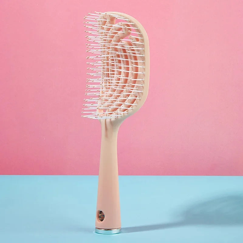 Hollow Out Anti-Static Detangling Hair Brush – Wet & Dry