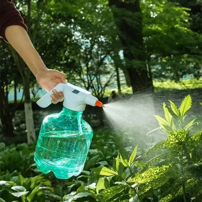 Electric Watering Kettle 3L Two Spray Modes/C-Interface Charging Adjustable Sprinkler Cleaning Disinfecting Sprayer Gardening Peaceful Pleasures Health and Wellness