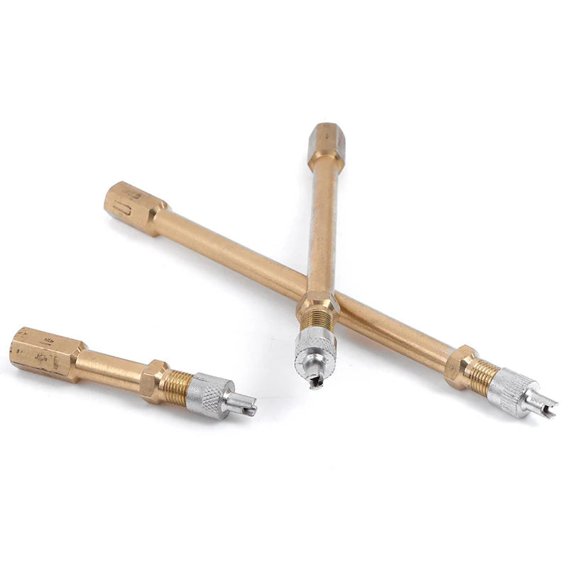 Brass Tire Valve Stem Extender – Car, Truck & Motorcycle