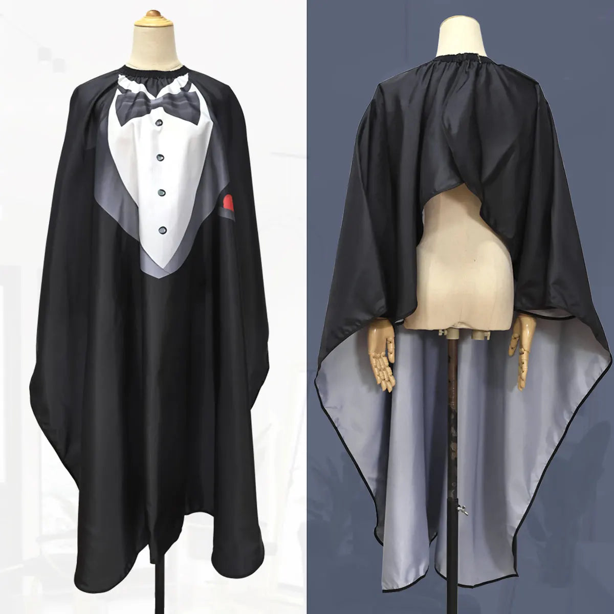 Hairdressing Western-Style Pattern Cutting Hair Cape, Waterproof & Antistatic Salon Barber Cape, Stylist Aprons for Haircut Peaceful Pleasures Health and Wellness