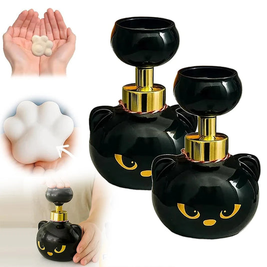 Cat Paw Foaming Soap Dispenser 480ml – Refillable Pump Foaming Soap Dispenser Peaceful Pleasures Health and Wellness