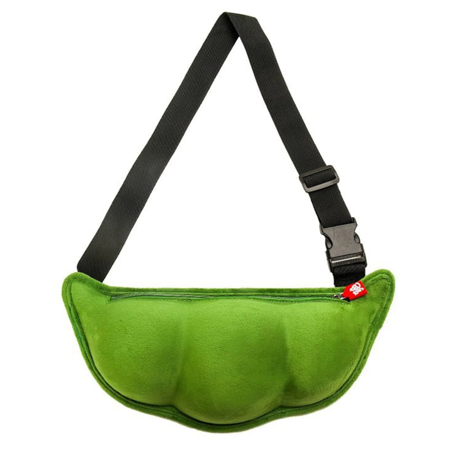 Plush Edamame Crossbody Bag – Cute Pod Shoulder Bag