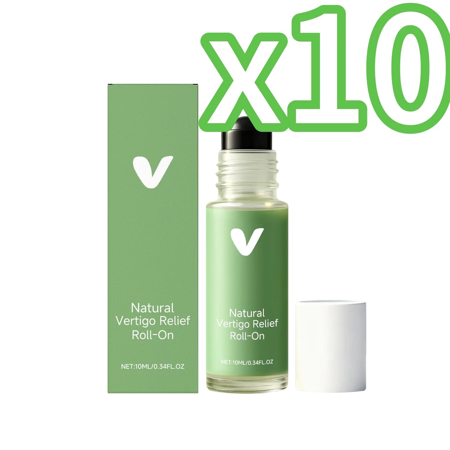 Menthol Soothing Oil Relieve Vertigo Dizziness Refresh Calm Mood Soothe Nausea Fast Absorb Fit Travel Vertigo Relief Oil Roll On Peaceful Pleasures Health and Wellness 10ml Boxed X 10PCS