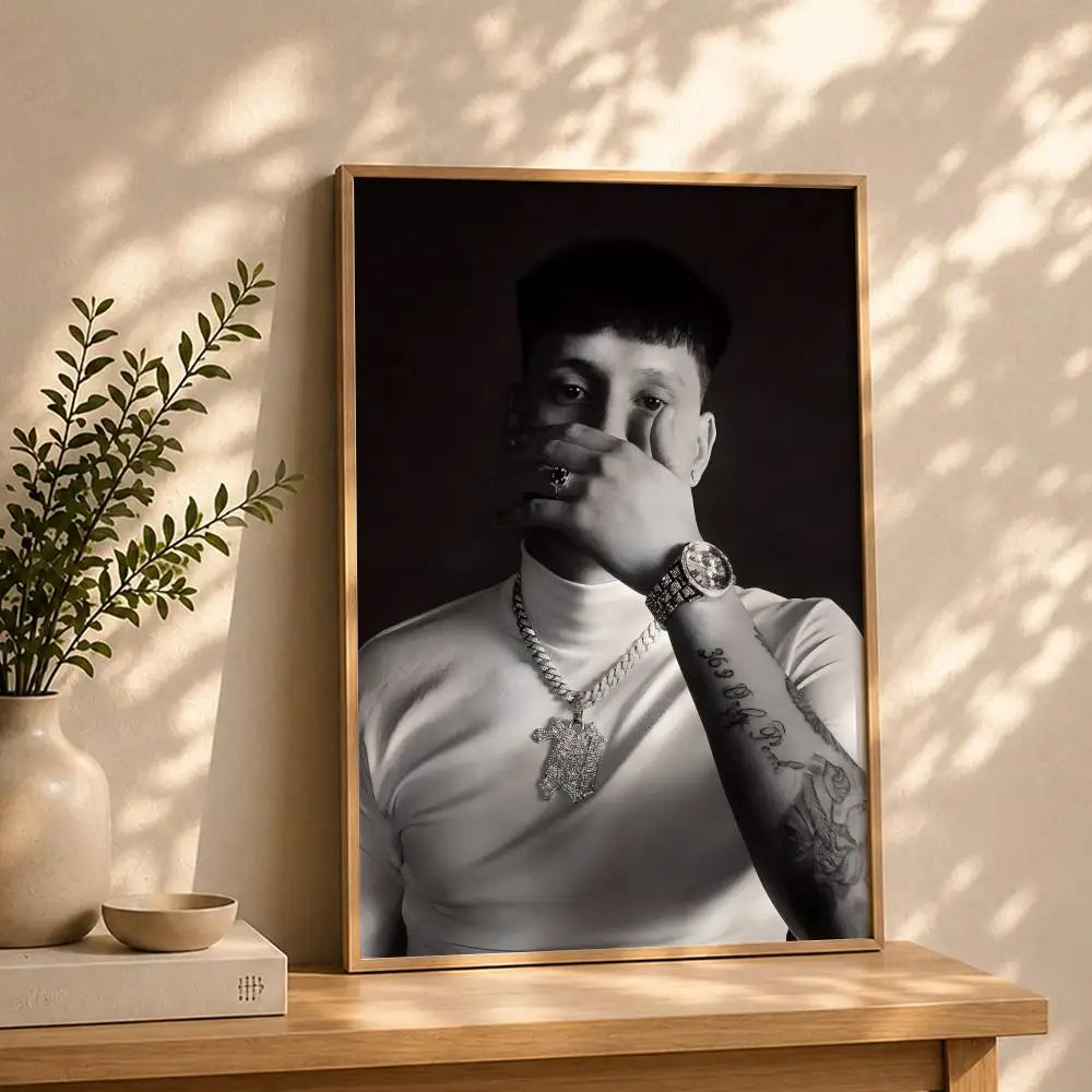 Singer K-Kidd VoodooS Poster HD Self Adhesive Waterproof Wall Art Ideal for Home Office Dorm Bedroom Great Gift Peaceful Pleasures Health and Wellness White12 21X30cmNoframe