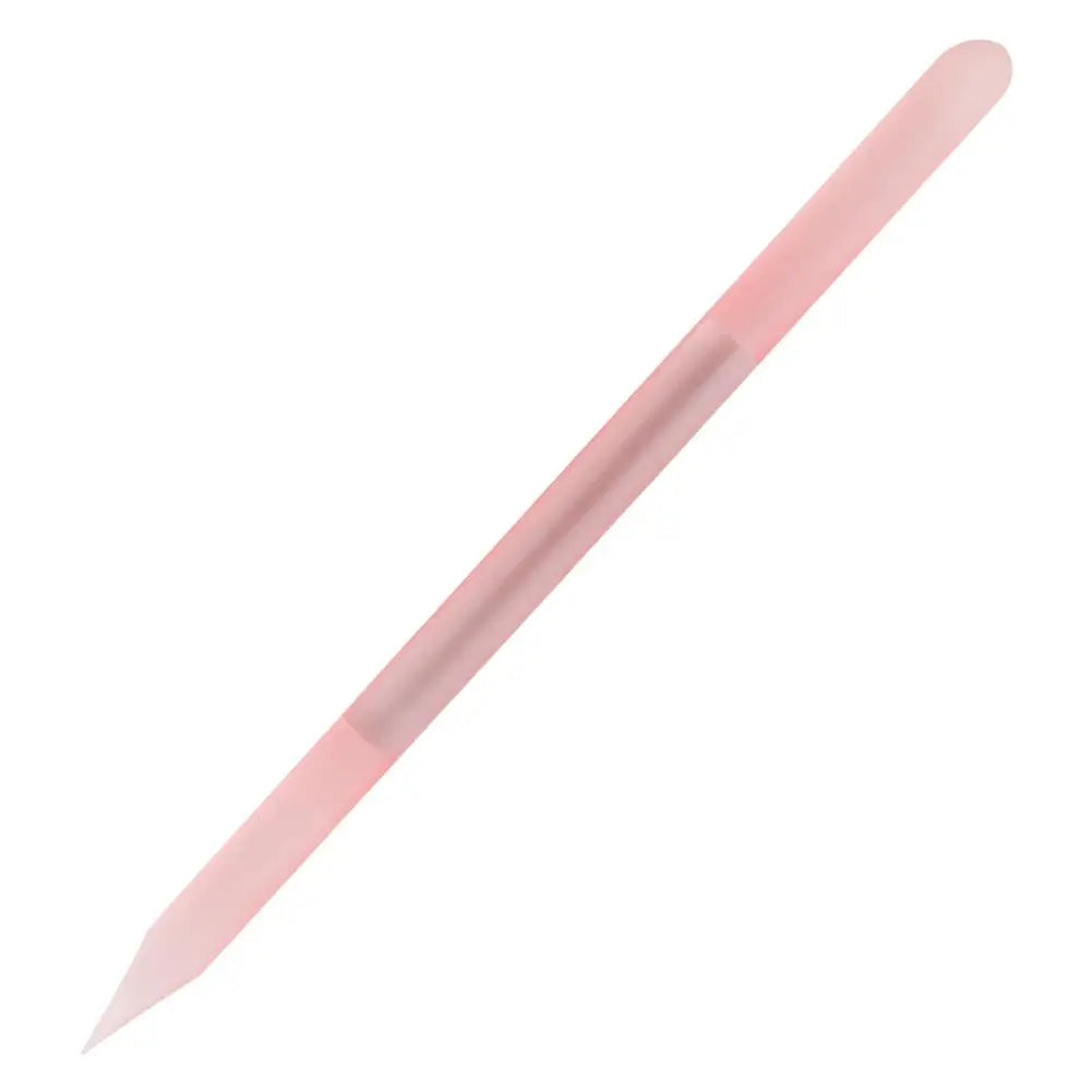 Crystal Glass Cuticle Pusher – Dual-Ended Reusable Manicure Stick