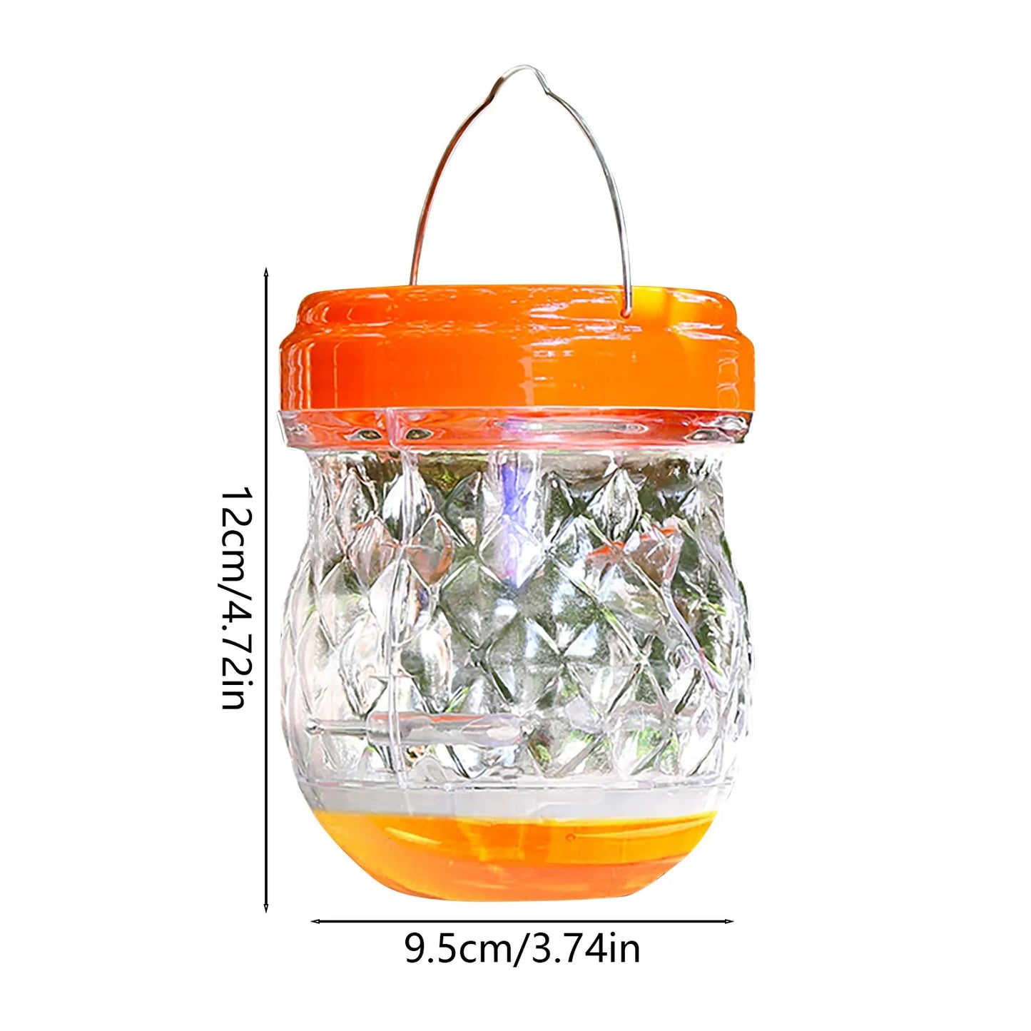 Hornet Trap Hanging Hornets Bee Fly Catcher Wasp Repellent Reusable Non-toxic Pest Control for Home Farm Garden Supplies Peaceful Pleasures Health and Wellness