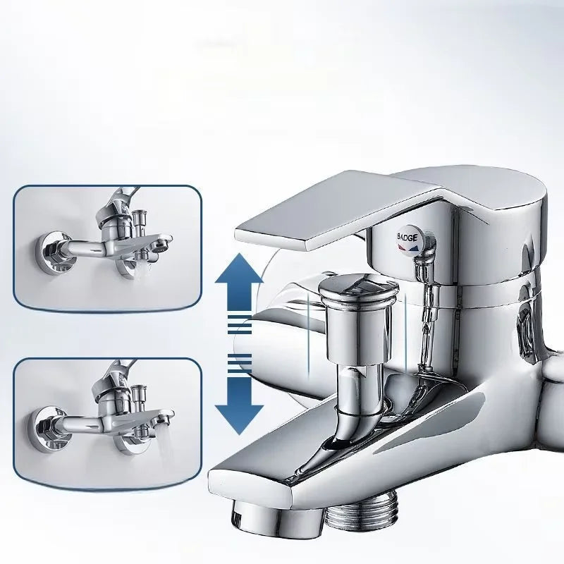Wall Mounted Shower Faucet Hot Cold Mixing Valve | YANKE
