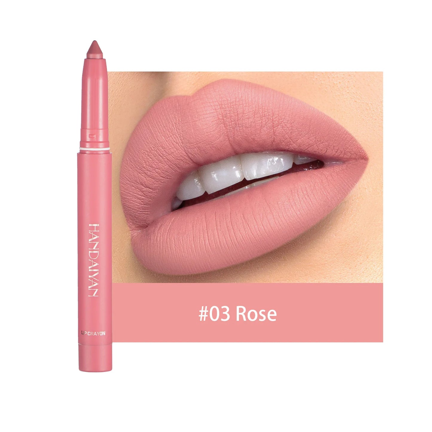 Handaiyan 12-Shade Matte Lipstick Pen – Waterproof Lip Liner