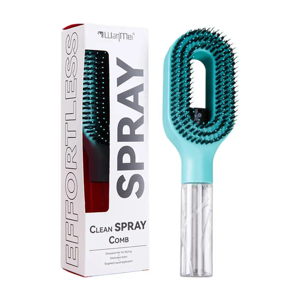 2-in-1 Spray Bottle Detangling Hairbrush | Anti-Static Comb