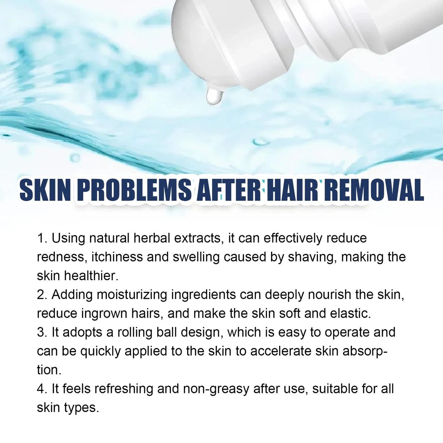After Shave Lotion – Ingrown Hair, Dark Spots & Redness Serum After Shave Serum Oasis Select
