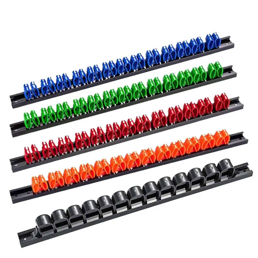 Wall Mount Screwdriver & Wrench Organizer Rack | ABS Tool Holder