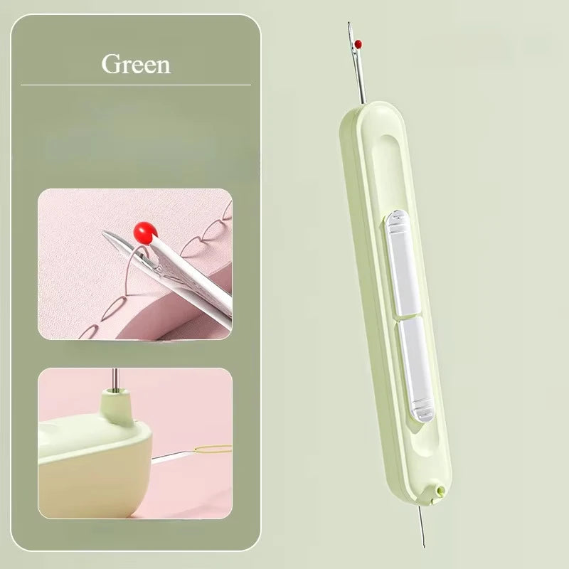 1 Needle Threader Seam Ripper Tool Multifunctional Sewing Thread