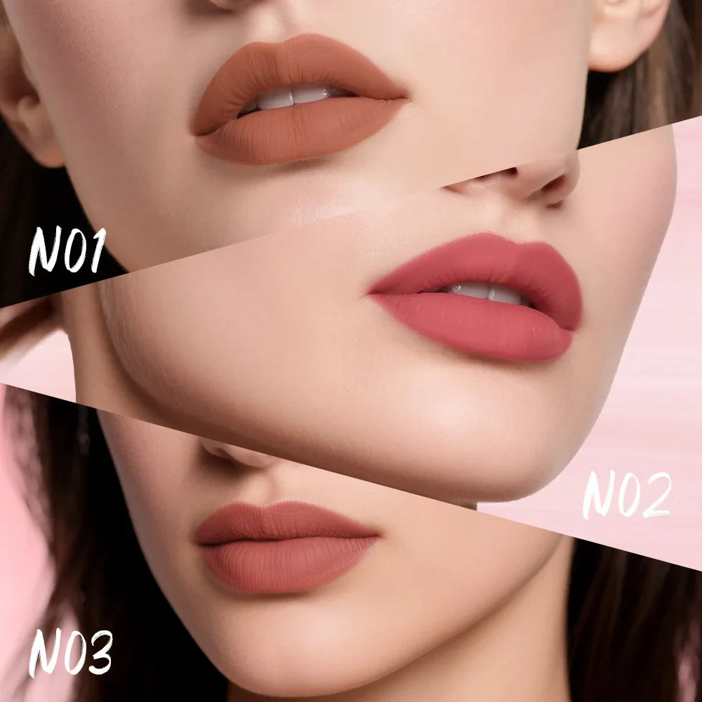 O.TWO.O Matte Lipstick – 24H Waterproof Velvet Lip Tint