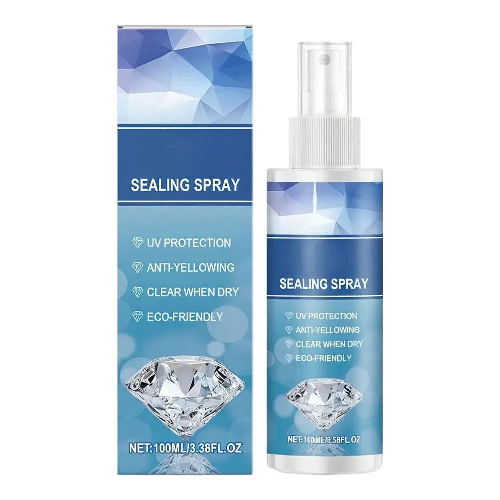 Premium 100ml Stone Art Sealer Spray, Fast Dry Clear Protective Sealant for Painted Stones, Diamond Painting & DIY Crafts Sealer Peaceful Pleasures Health and Wellness 100ml