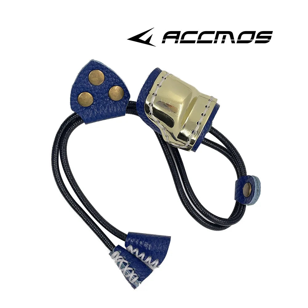 Archery Thumb Ring Protector Finger Guard Shooting Glove Brass Cow