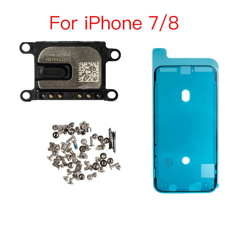 iPhone Earpiece Speaker Flex + Waterproof Sticker & Screws Kit