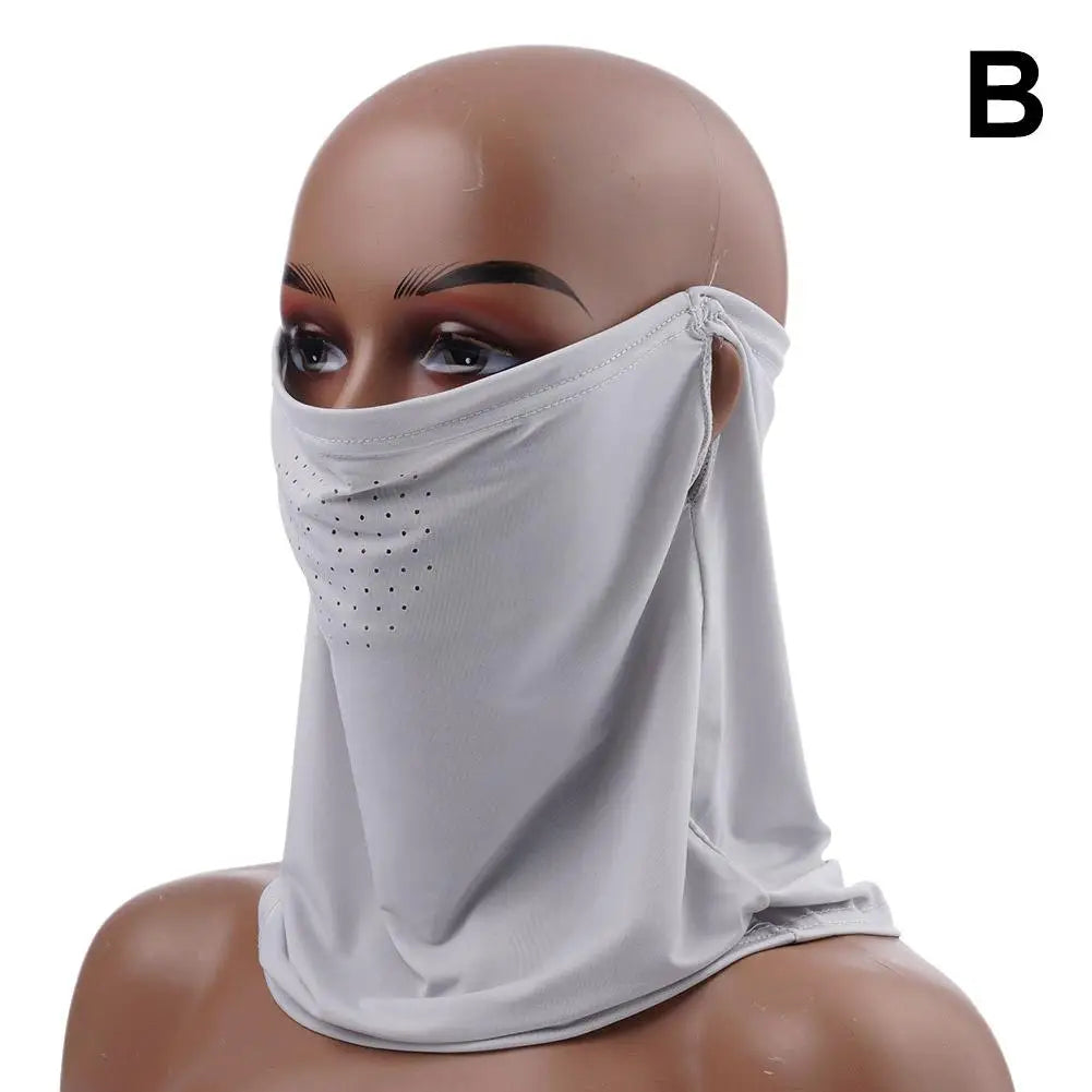 Unisex Breathable Ice Silk UV Protection Mask for Summer Peaceful Pleasures Health and Wellness B