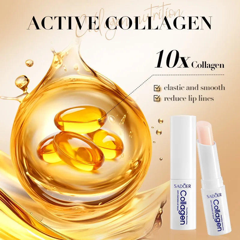 Collagen Lip Balm – Hydrating, Brightening & Nourishing