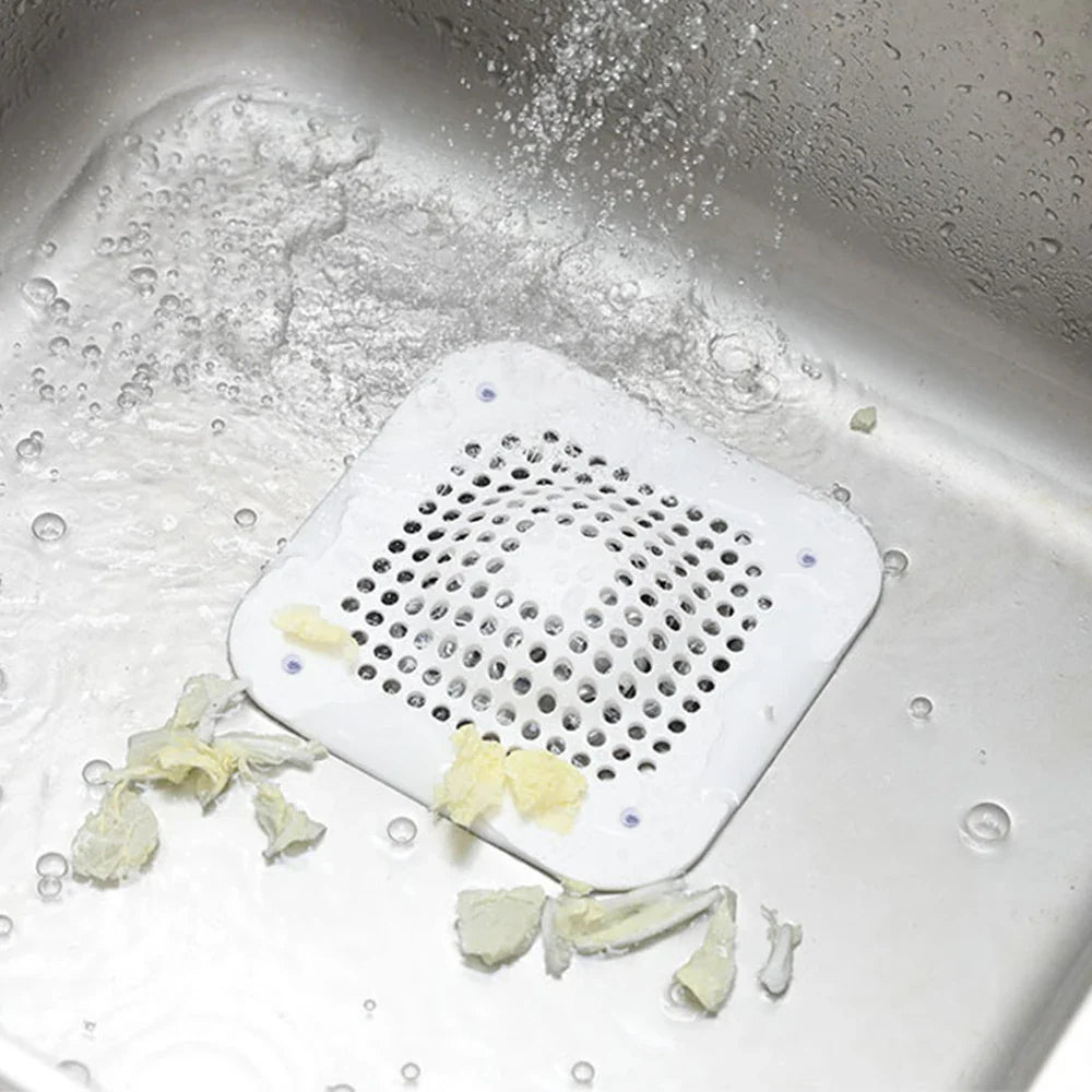 Silicone Hair Catcher Drain Strainer – Sink, Shower & Bathtub