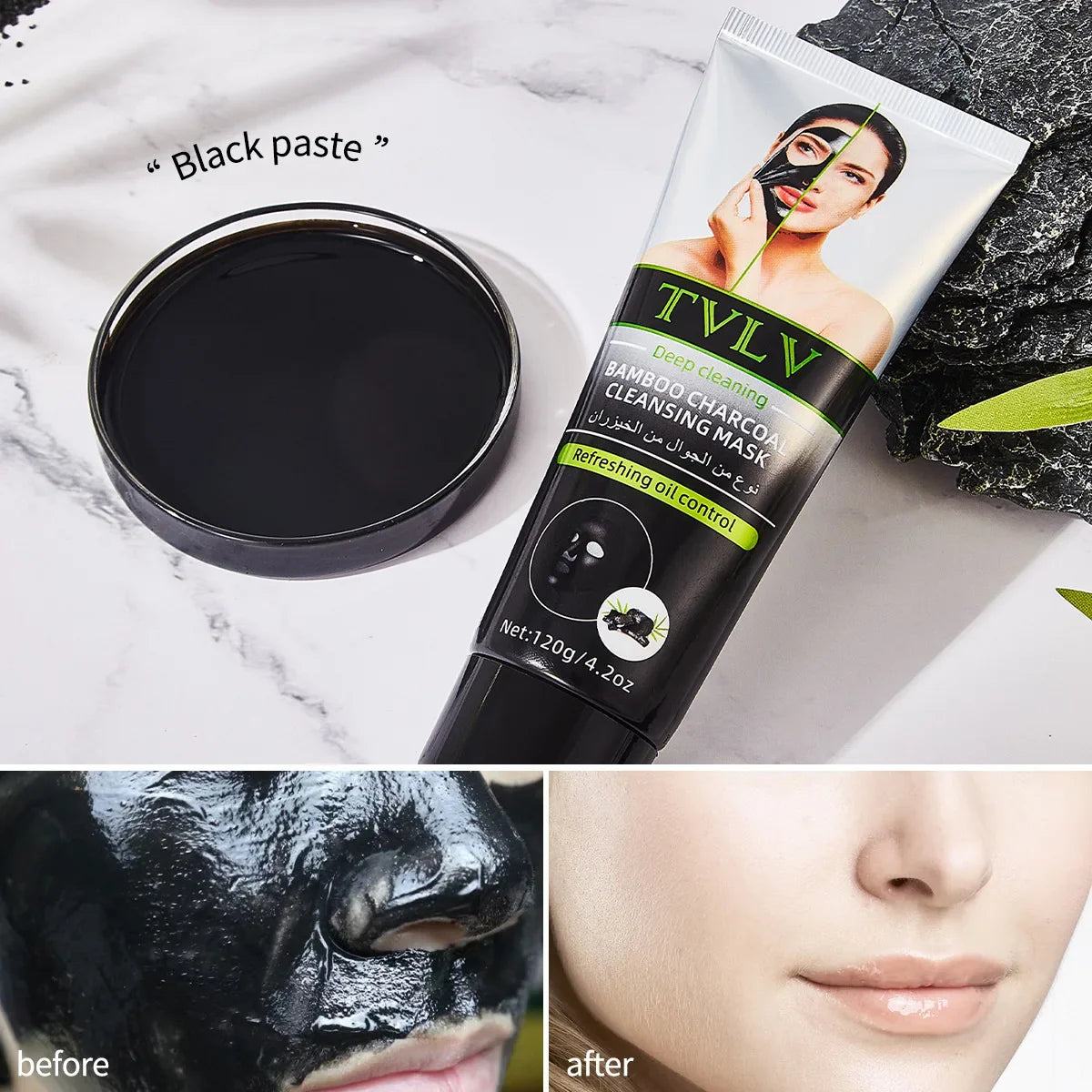 Snail Peel-Off Black Face Mask 120g – Deep Cleanse & Pores