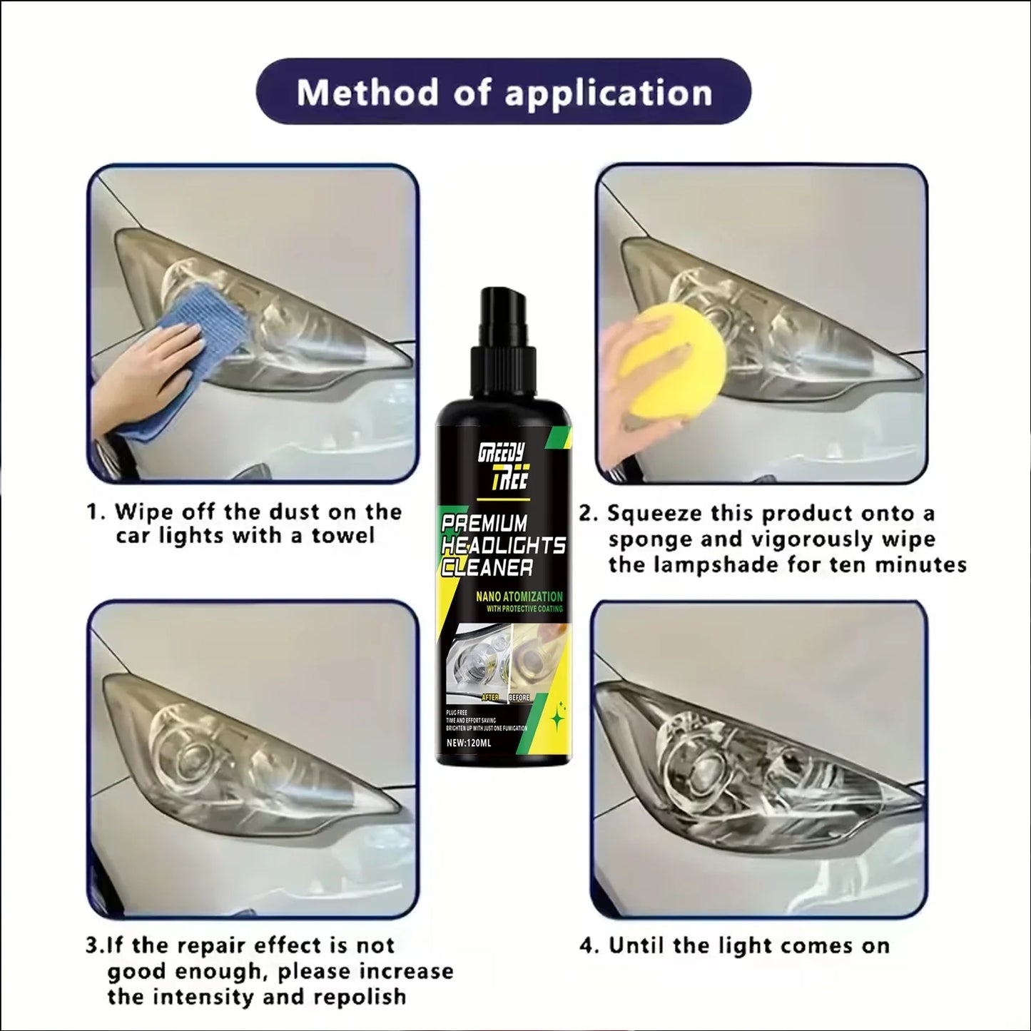 Headlight Restoration Kit – Ceramic Coating & Clarity Restore