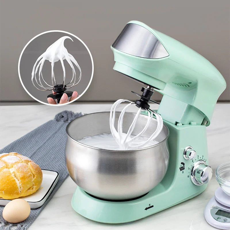 600W Stand Mixer 6-Speed – Dough, Cream & Egg Beater
