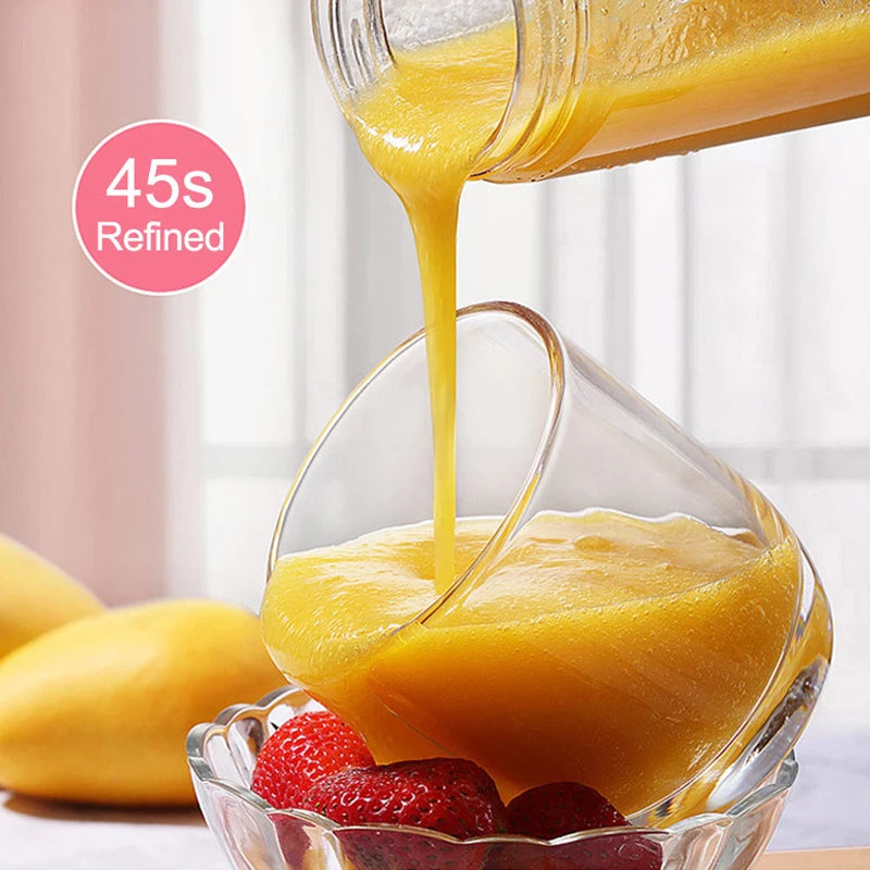 Home Kitchen Accessories Electric Mini USB 6 Blades Juicer Cup Machine Portable Fruit Kitchen Tools Bottle Juicer Blender Peaceful Pleasures Health and Wellness