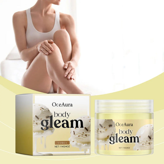 OceAura Vanilla Body Butter with Shea Butter – 114g Moisturizer Body Butter Cream Peaceful Pleasures Health and Wellness