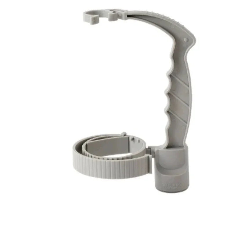 1/4pcs Beverage handle soda water beverage bottle plastic handle (with bottle opener function) Cola handheld pouring handle Peaceful Pleasures Health and Wellness Grey