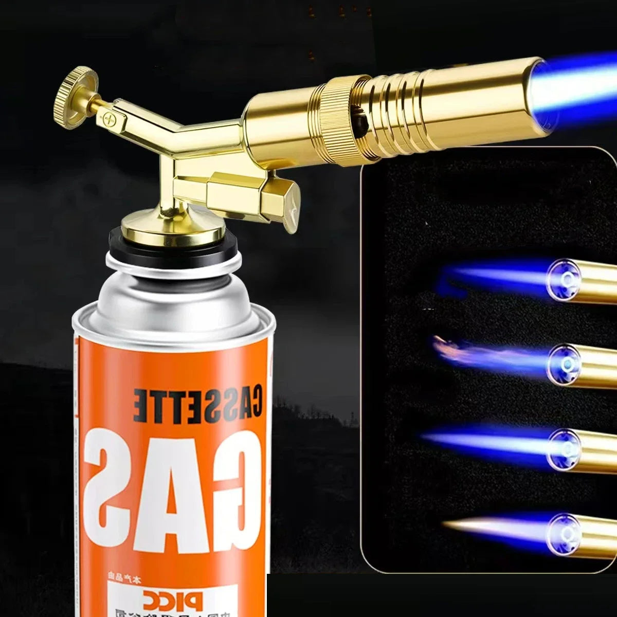 Butane Torch Flame Gun – BBQ, Camping & Welding Lighter