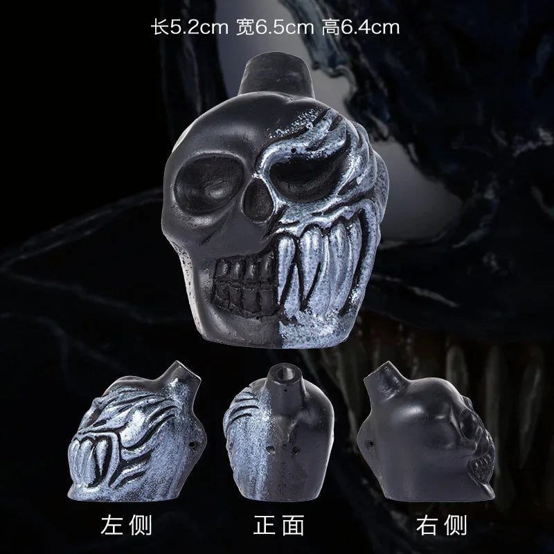 Aztec Death Whistle Party Props Resin Skull Venom Ghost