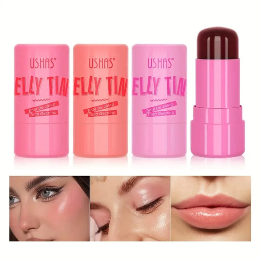 3-in-1 Jelly Blush Stick – Lip Balm, Eyeshadow & Blush Multi-Use Blush Stick Peaceful Pleasures Health and Wellness