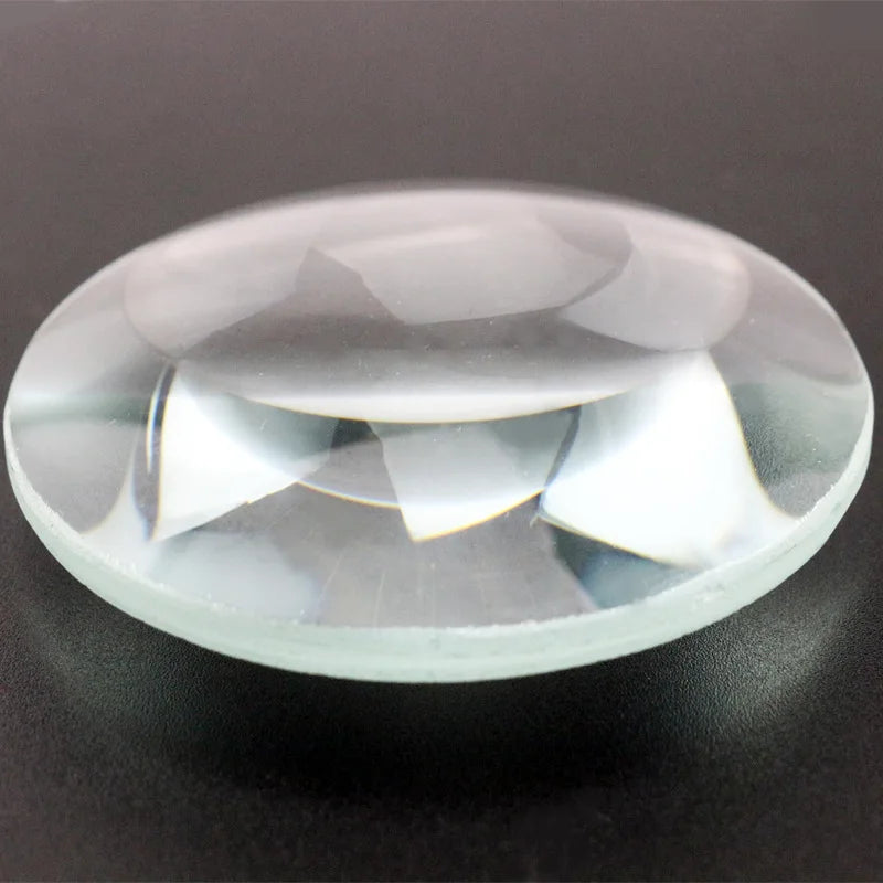 Convex Lens Large Diameter 100Mm Thickened 15Cm Glass Lens Desktop Lighting Magnifying Glass Lens Diy Projector Lens Peaceful Pleasures Health and Wellness