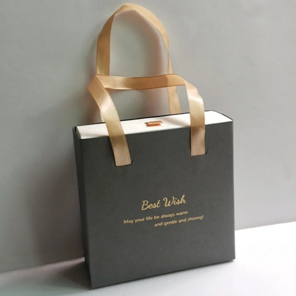 Portable Jewelry Box – Ring, Earring & Necklace Gift Case