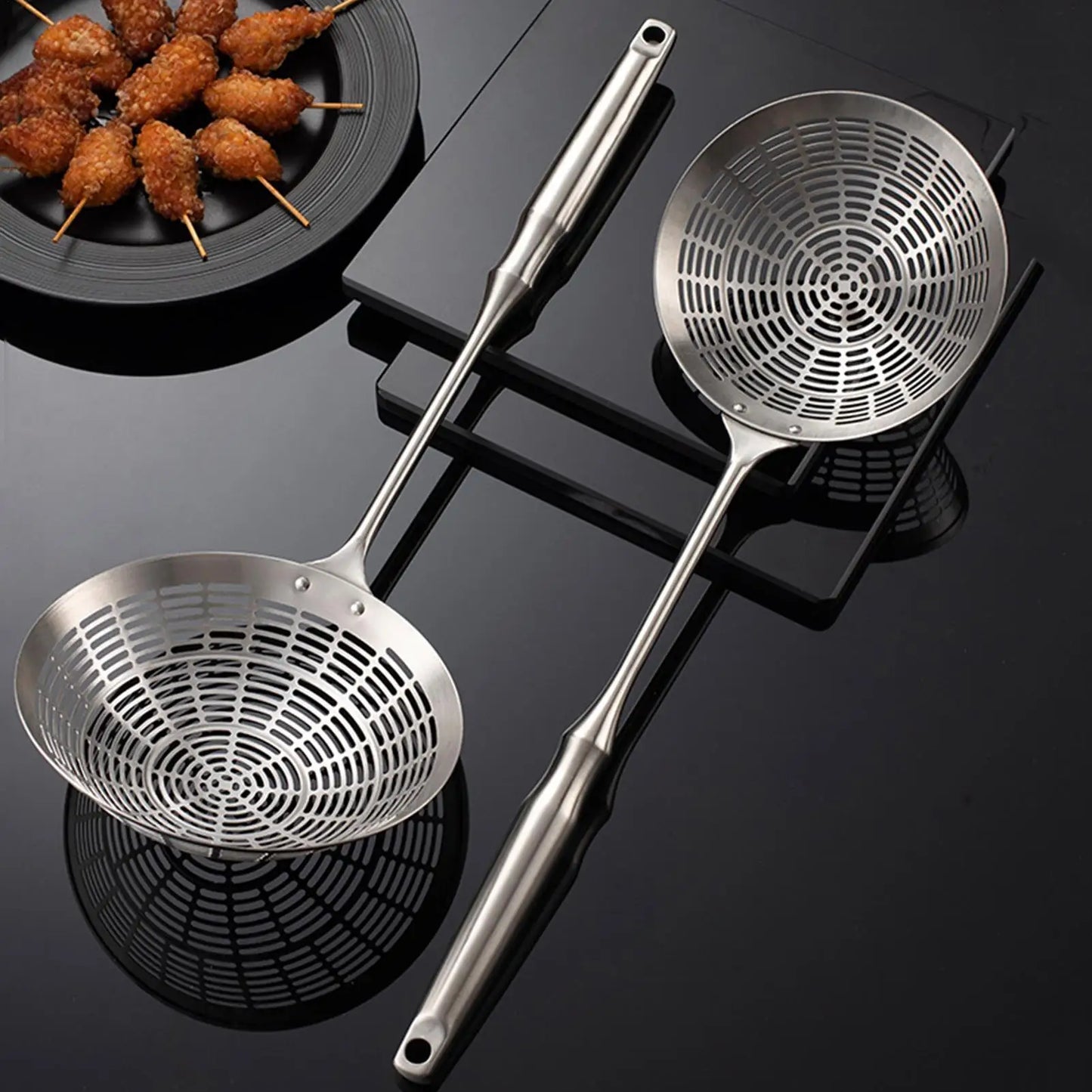 Stainless Steel Spider Strainer Skimmer Spoon | Fryer & Pasta