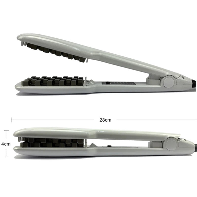 Styling Crimping Perm Pliers Flat Iron Corn and Wave Hair Straightener Volumizing Iron 2 in 1 Hair Straightener Ceramic Peaceful Pleasures Health and Wellness