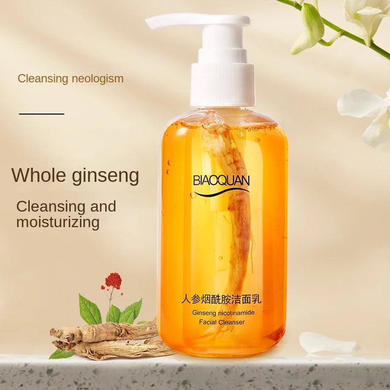 Ginseng & Niacinamide Facial Cleanser 200ml – Oil Control