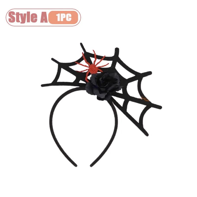 Witch Hat Spider Halloween Headband | Party Costume Accessory