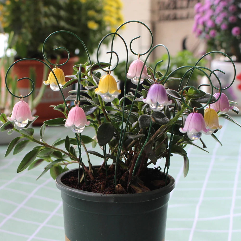 No Fade Resin Flower Pick Stand | Fairy Garden Decor