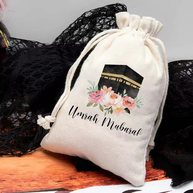 5-Pack Kaaba Islamic Gift Bags | Eid Hajj Umrah Ramadan